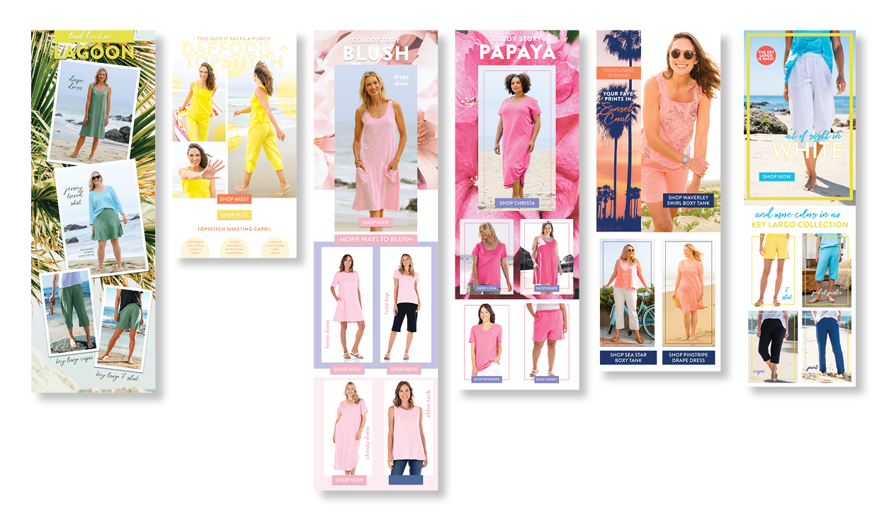 Fresh Produce Emails - Color Themes