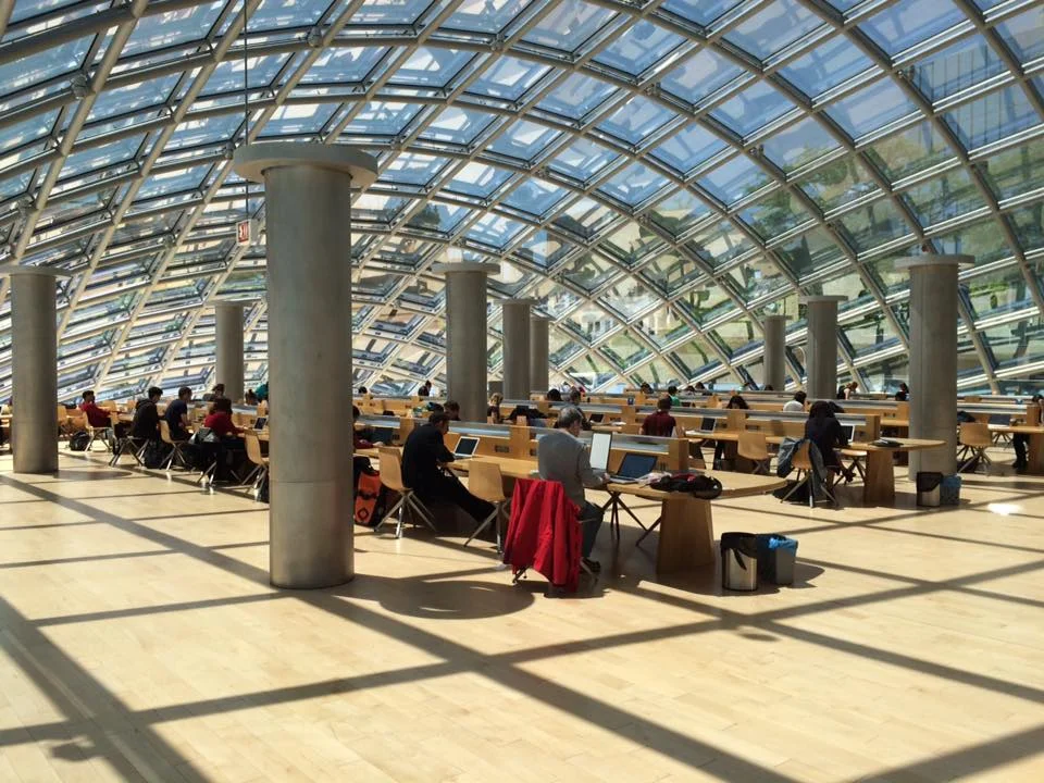 Interior of the Mansueto Library at the University of Chicago