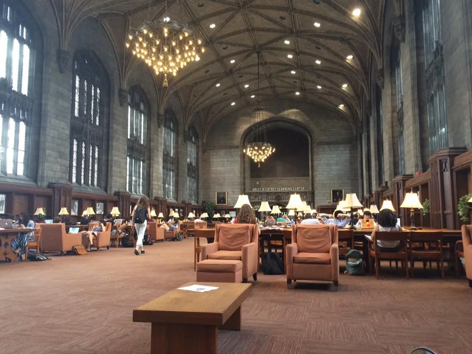 Interior of the Harper Memorial Library at the University of Chicago