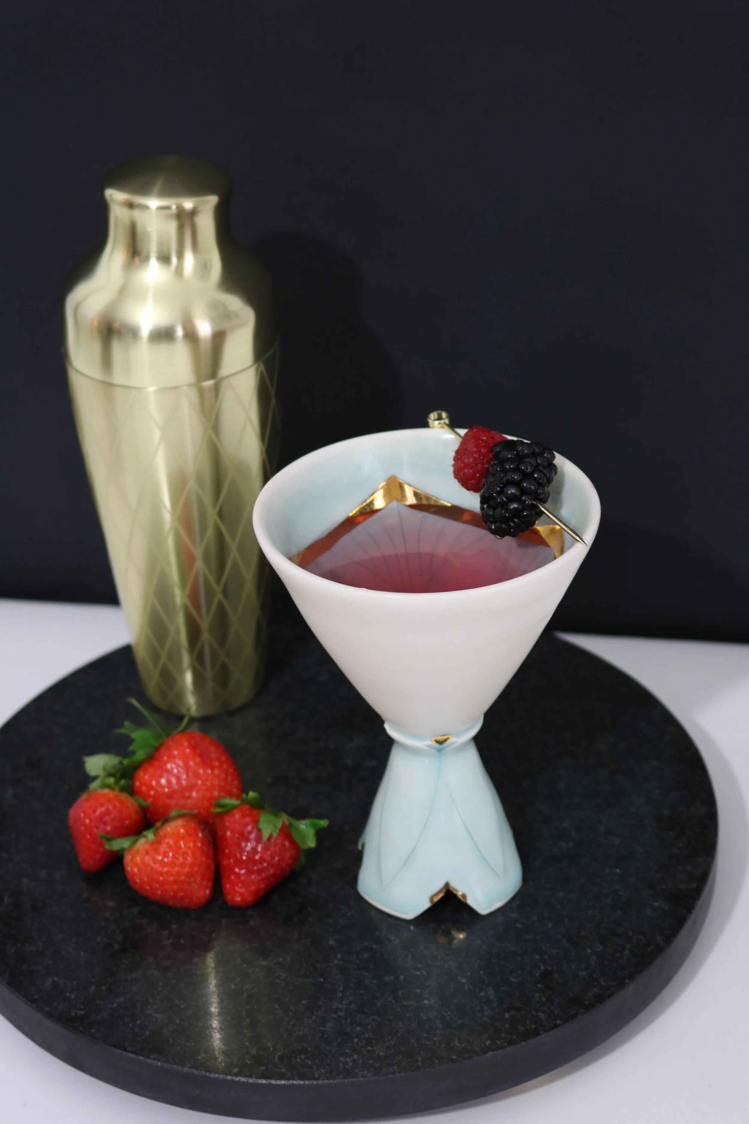 Quarantini: Blushing Vesper