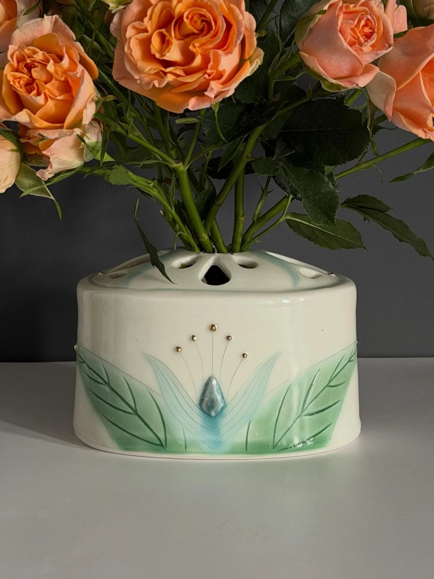 Spring shop update tomorrow March 31st at 12PM ET on my website. Link in Bio. 
.
#pottery #vases #ceramics #springpots #wheelthrown