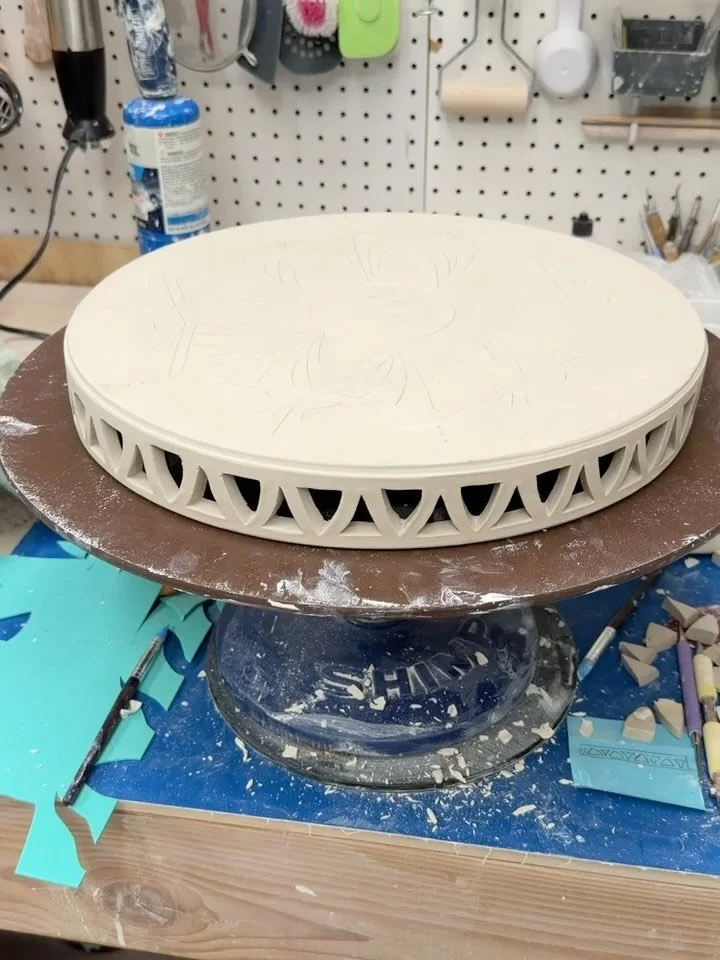 I&rsquo;ve been quiet on here lately. Taking a moment and just sitting in the slow burn. 🔥 A little chair side table coming together. I think it&rsquo;s gonna need a pair of my classic martini 🍸 cups to go with it. What do you think?
I&rsquo;m alre