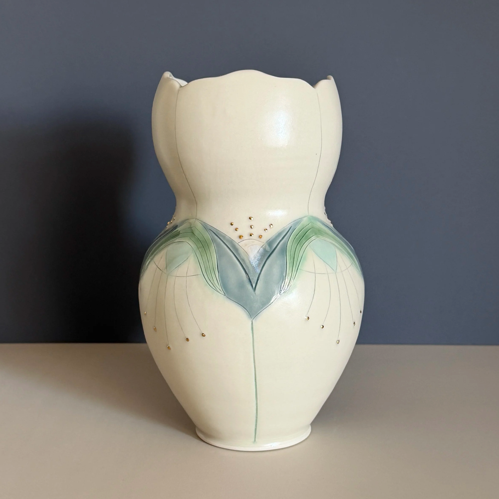 Deco Flourish Vase — Jess Palmer Ceramics