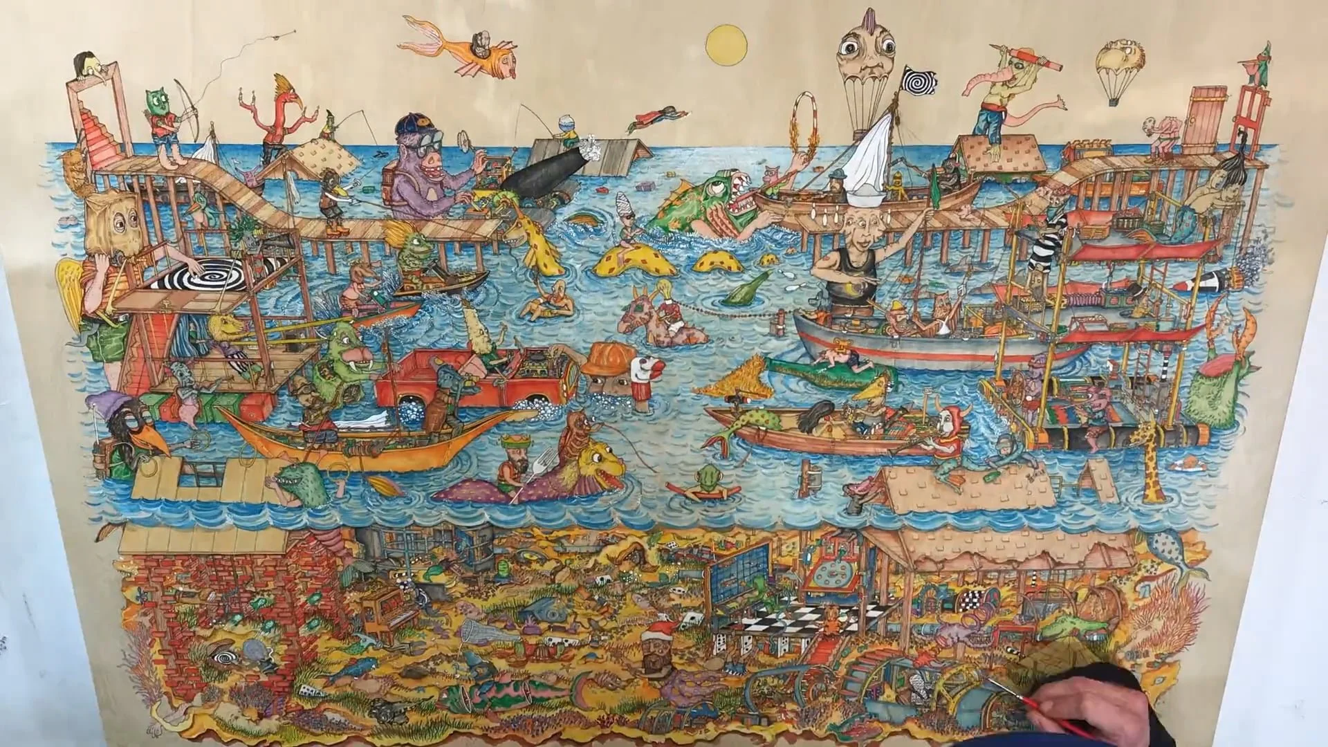 "Marina Party" 2022 process video