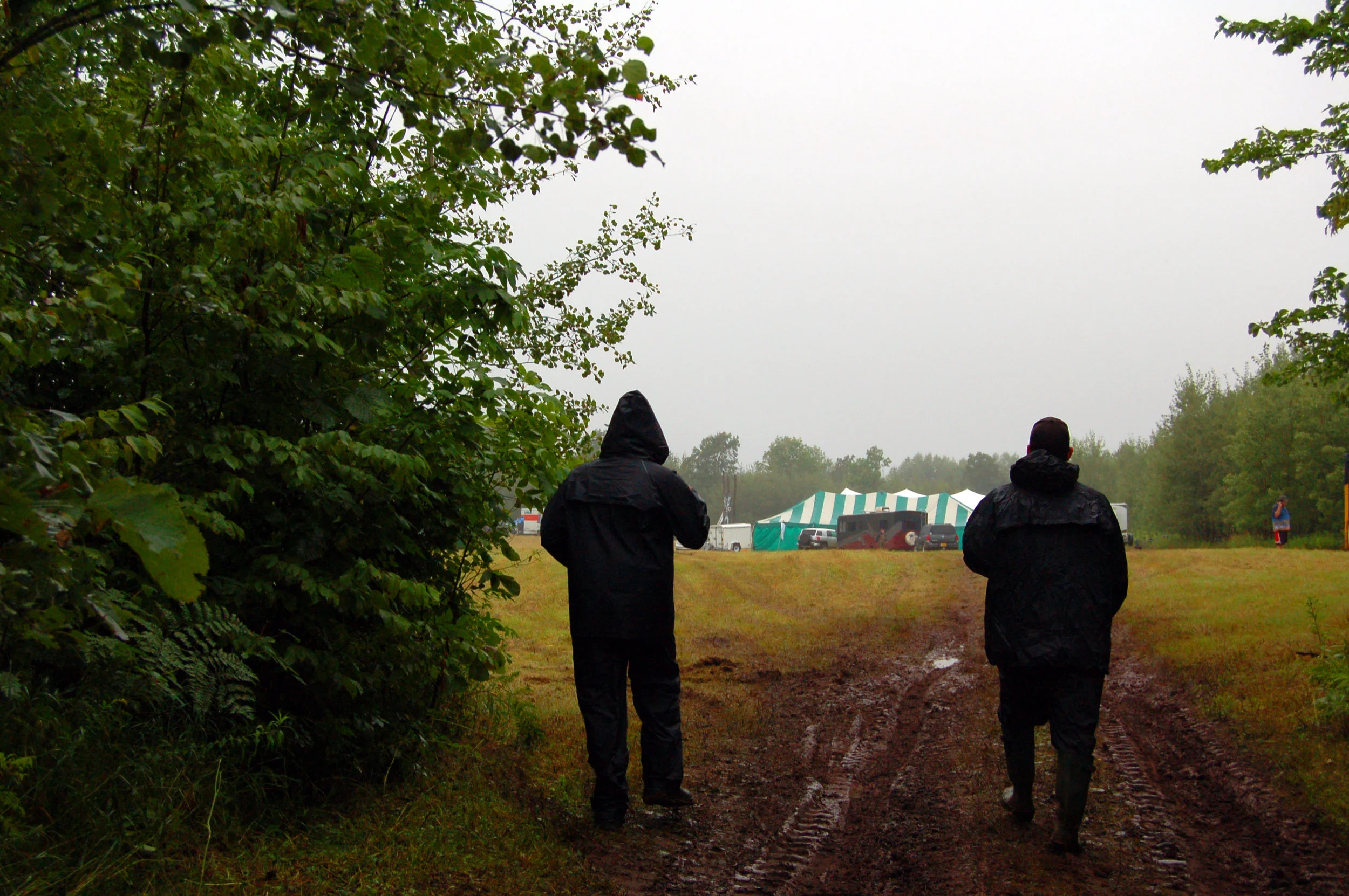 Thursday evening at Highbridge Hills, before the festival officially started.