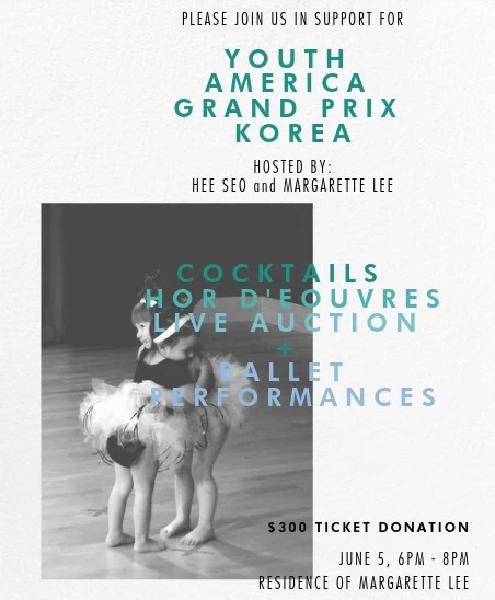 Fundraising Party for YAGP Korea