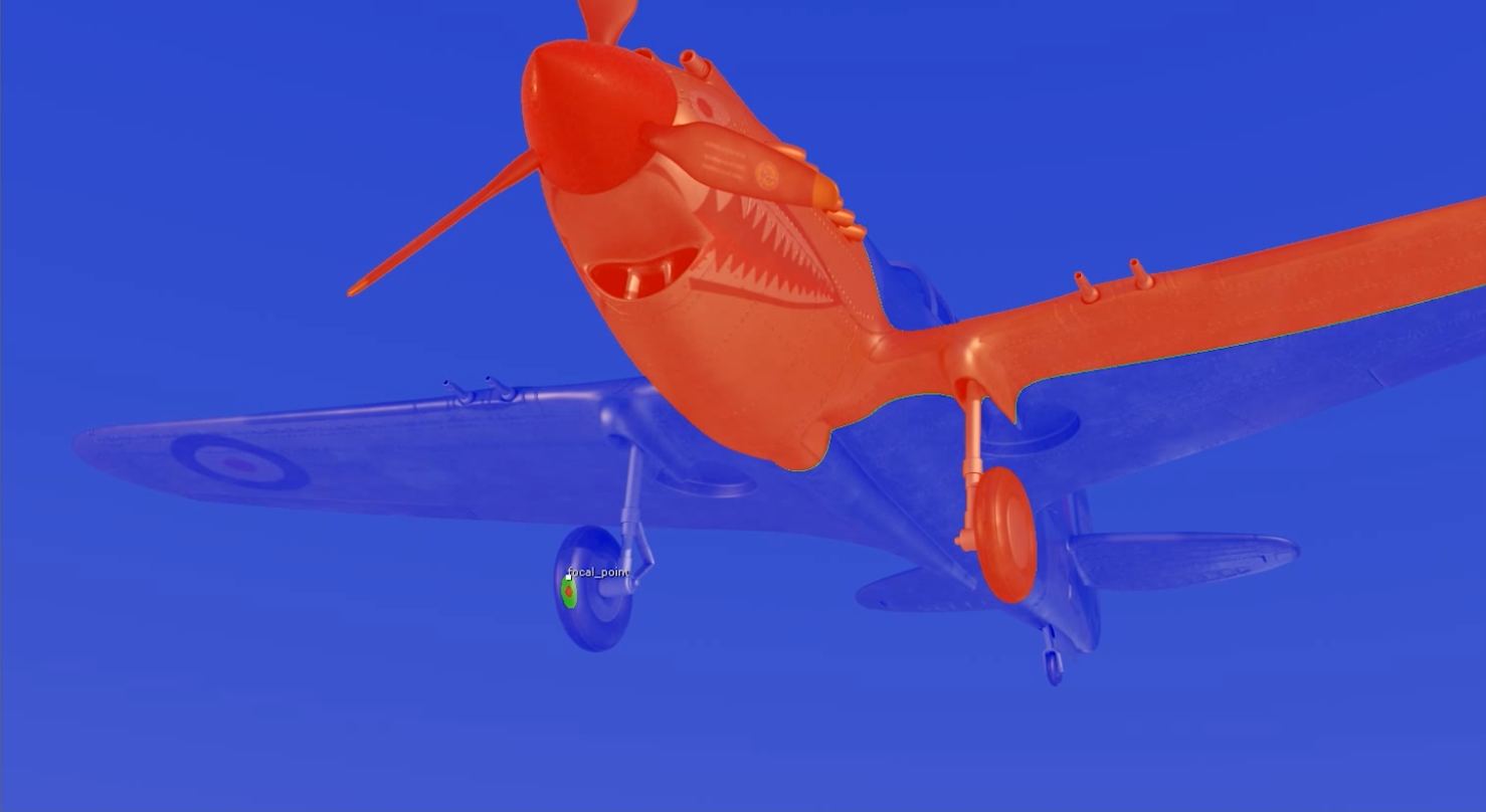 Focal plane setup helps you visualize which parts are in focus, and which parts aren't.