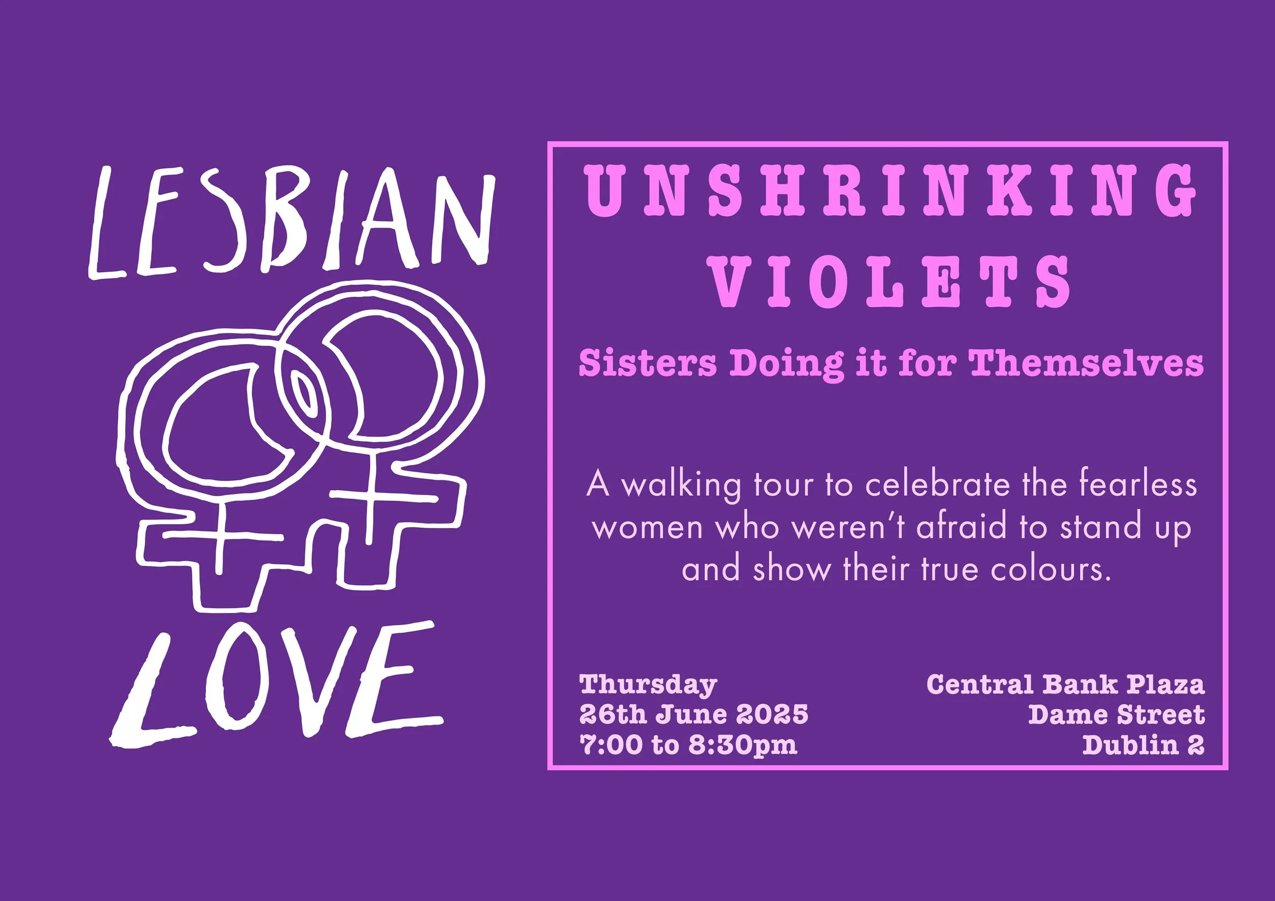 Unshrinking Violets: Sisters Doing it for Themselves Walking Tour
