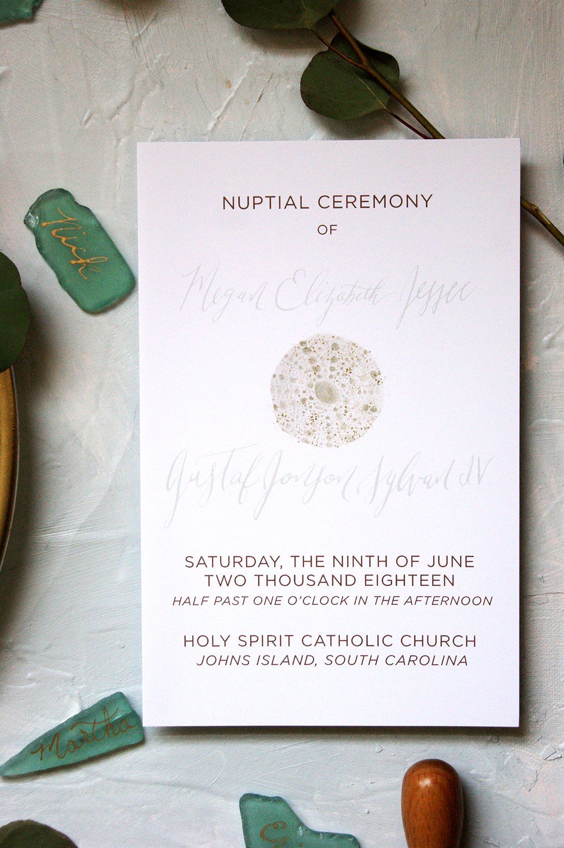 Kiawah Island Wedding Ceremony Program