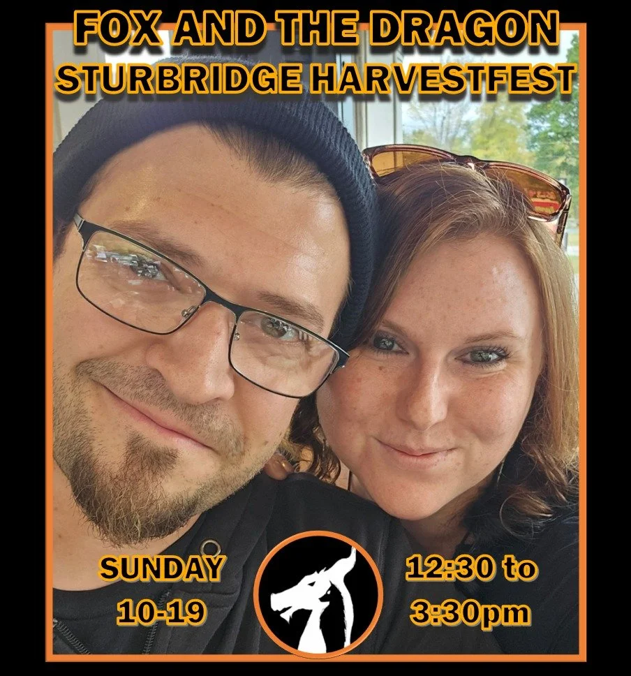 Come out to Sturbridge Harvest Fest and support local businesses! 🦊🐲