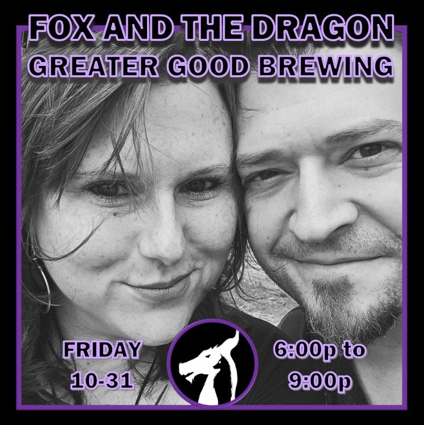 Happy Halloween to you all! We're headed to @greatergoodimperials / Greater Good Imperial Brewing Company tonight! Get dressed up and join us in the room with a moose! 🦊🐲