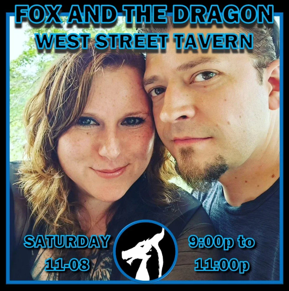 We're playing West Street Tavern for the first time tonight! We hope to see you there. 🦊🐲