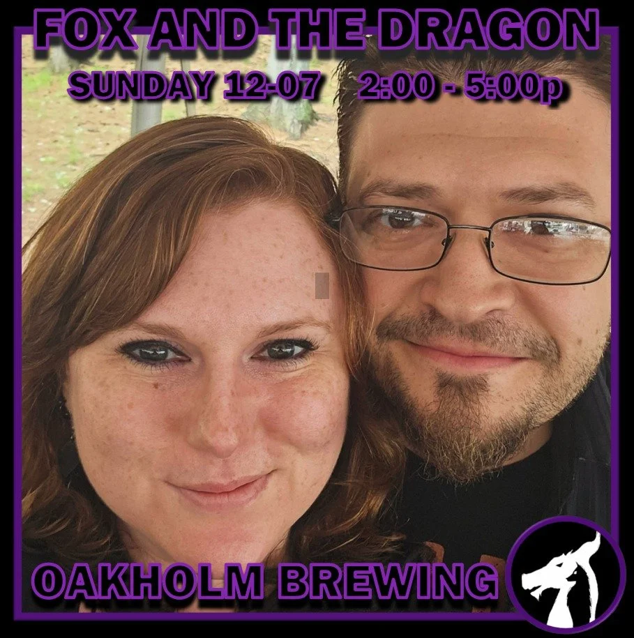 Join us this afternoon at Oakholm Brewing Company //@oakholmbrewing! 🦊🐲
