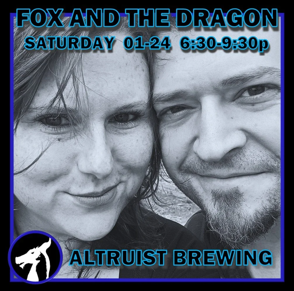 It's our first show at Altruist Brewing Company // @altruistbrewing for 2026! It's going to be an excellent night! 🦊🐲