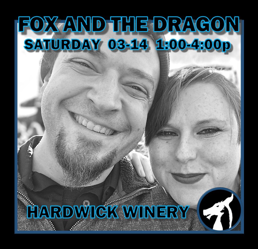 Today! Join as at Hardwick Vineyard &amp; Winery / @hardwick_vineyard_and_winery. 🦊🐲
