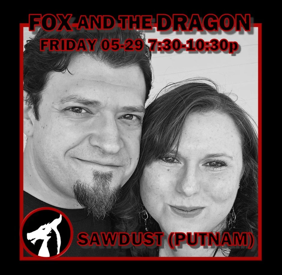 Tonight! See you at @sawdustcoffeehouse // Sawdust Coffee House &amp; Dessert Bar II! 🦊🐲