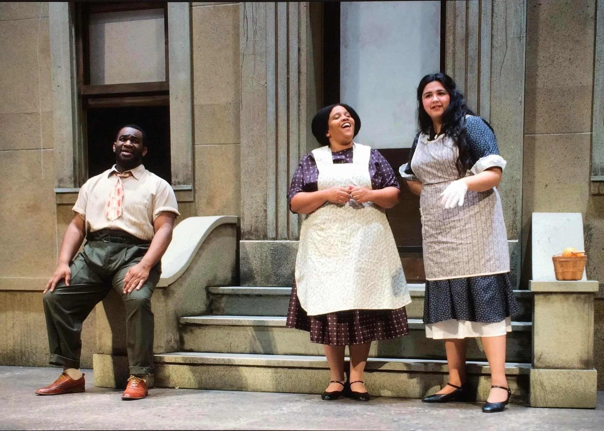   Mark-Anthony as Daniel Buchanan   Street Scene | Loyola University New Orleans 2017  Photo by Kyle Encar 
