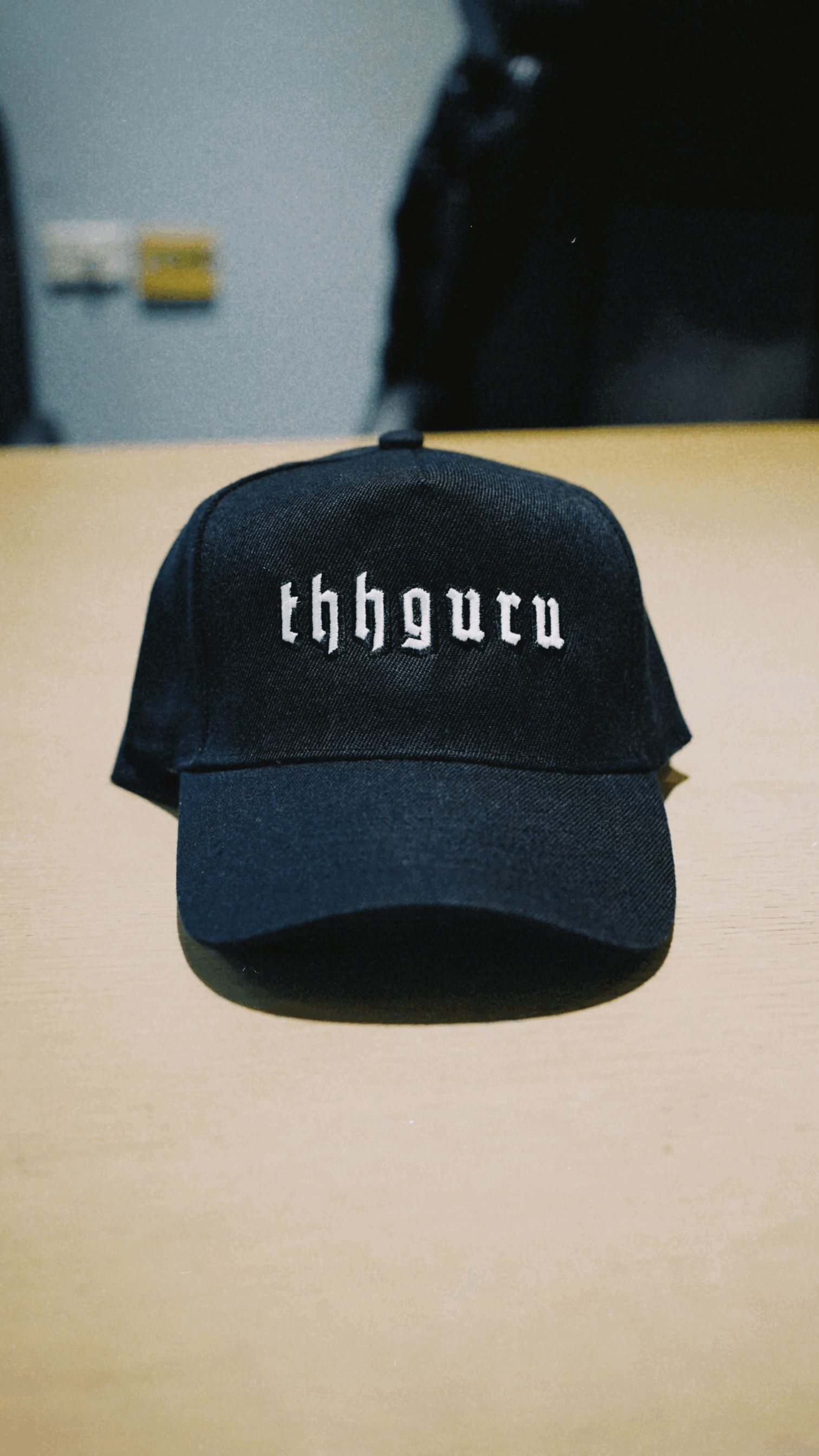 THHGURU Stitched Hat (Black)