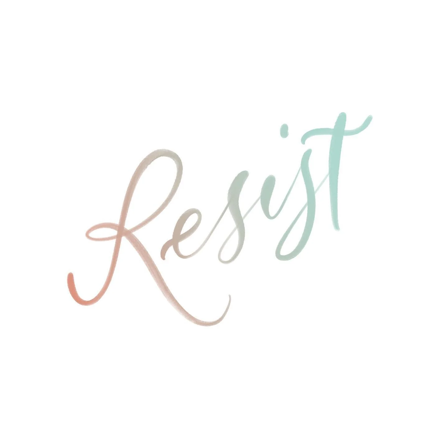 I&rsquo;ve realized some very important things after being silent on social for over a month.

We must resist. Resist racism. Resist violence. Resist oppression. 

But we need to also practice a more subtle form of resistance. We need to resist letti