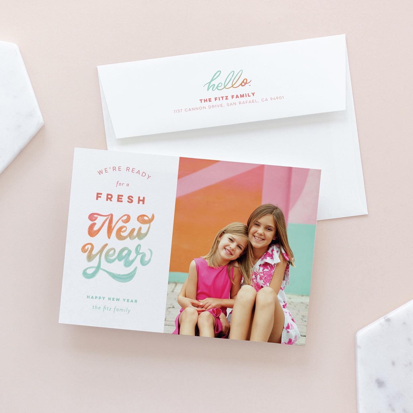 Without question my favorite @minted holiday submission this season (that&rsquo;s right&mdash;we stationery designers start holiday designs in the spring and summer). I love it because we could all use a little more color and fun in our lives this ye