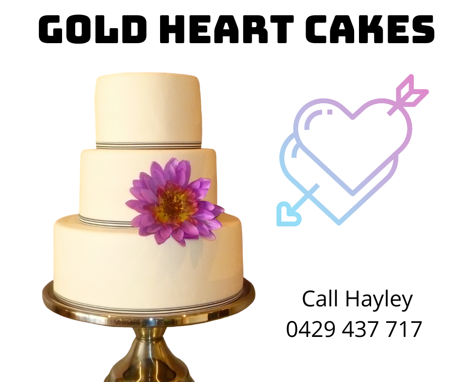 3 Tier Wedding Cake with small black and white striped ribbon