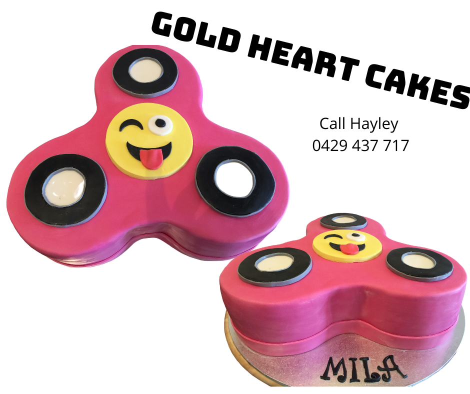 Fidget Spinner Cake
