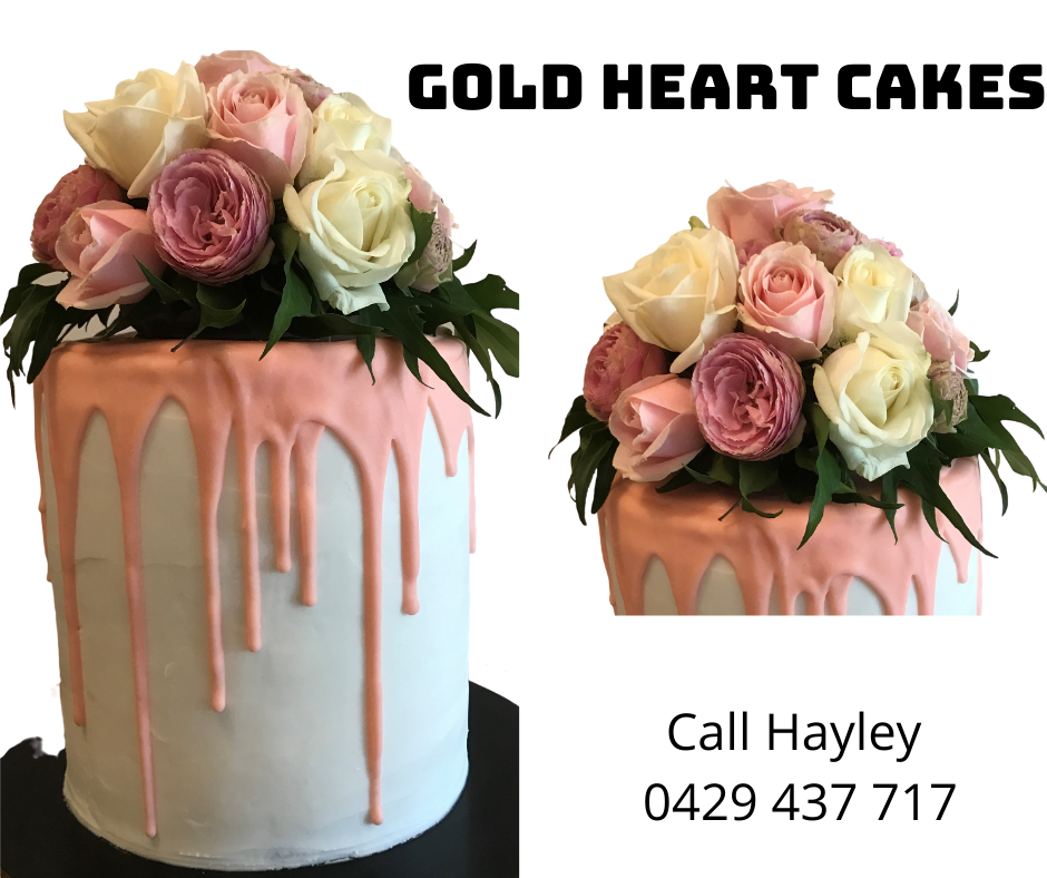 Pink Drizzle with fresh flowers