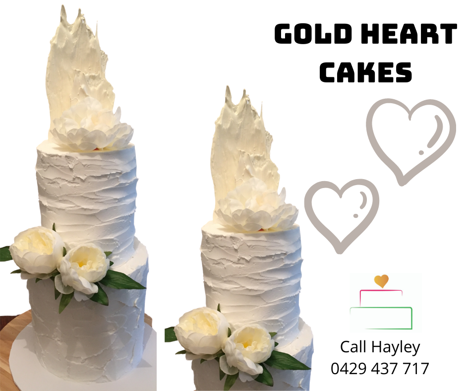 2 Tier - Rustic White Frosting