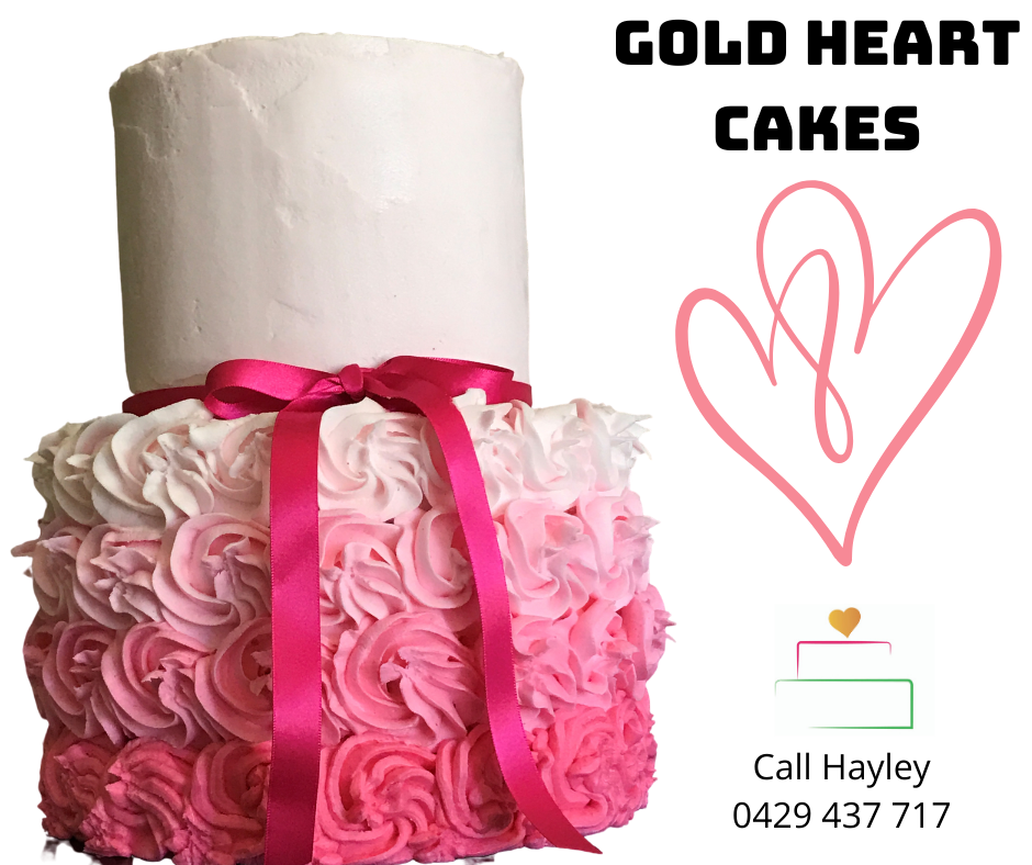 Two Tier - Pink Rosette (GF)