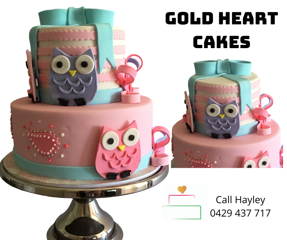 Two Tier - Owl themed cake