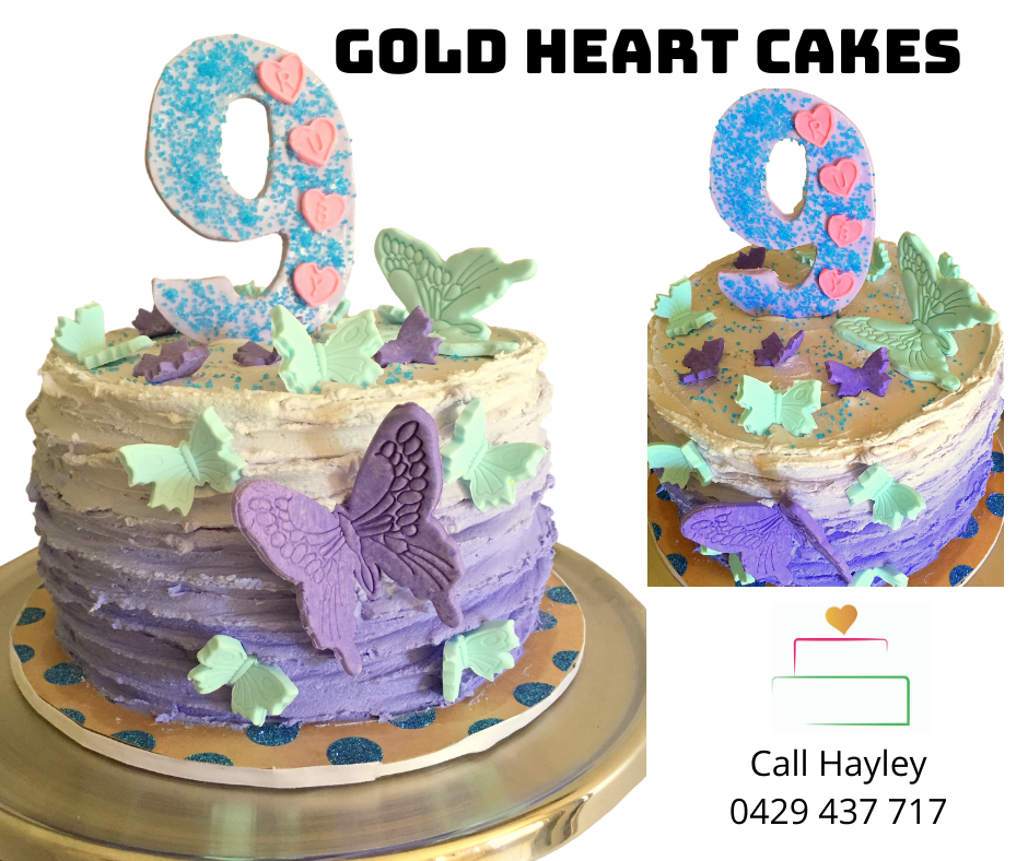 Purple Ombre - 9th Birthday