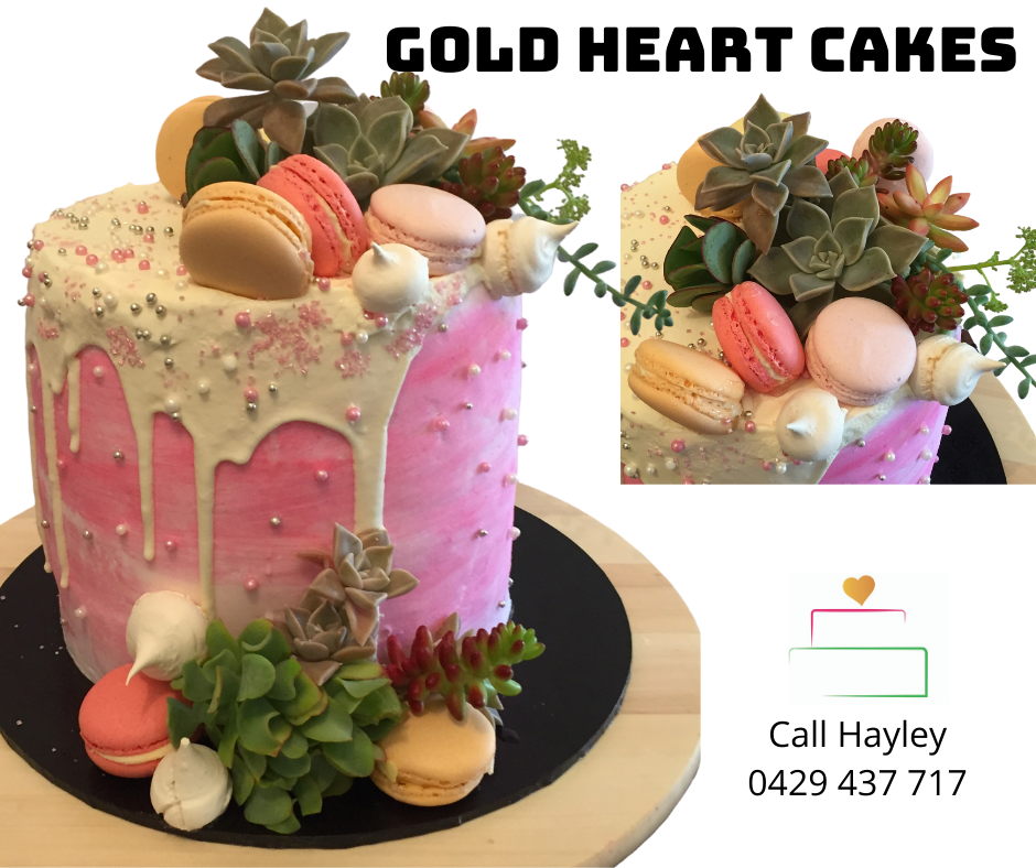 Succulent Themed Cake