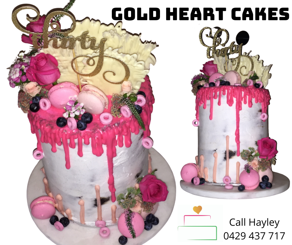Dual pink - Drizzle Cake