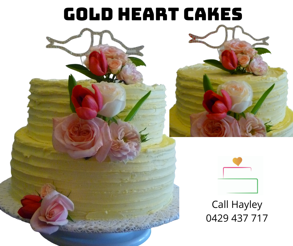 Two Tier frosted cake 