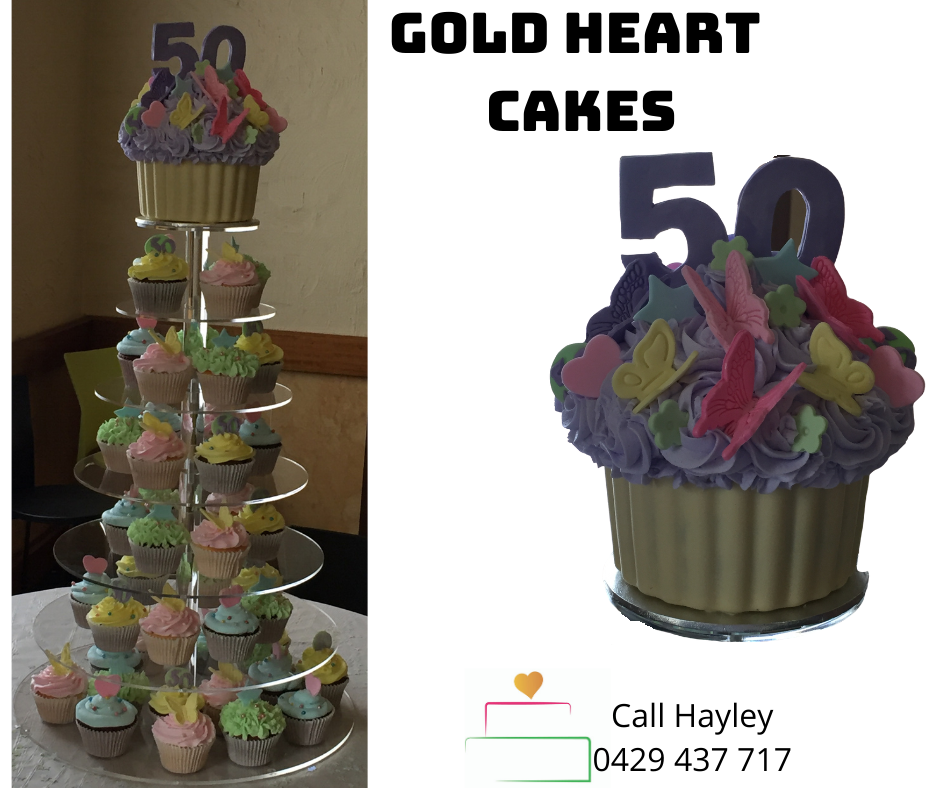 50th Birthday - Cupcake Tower