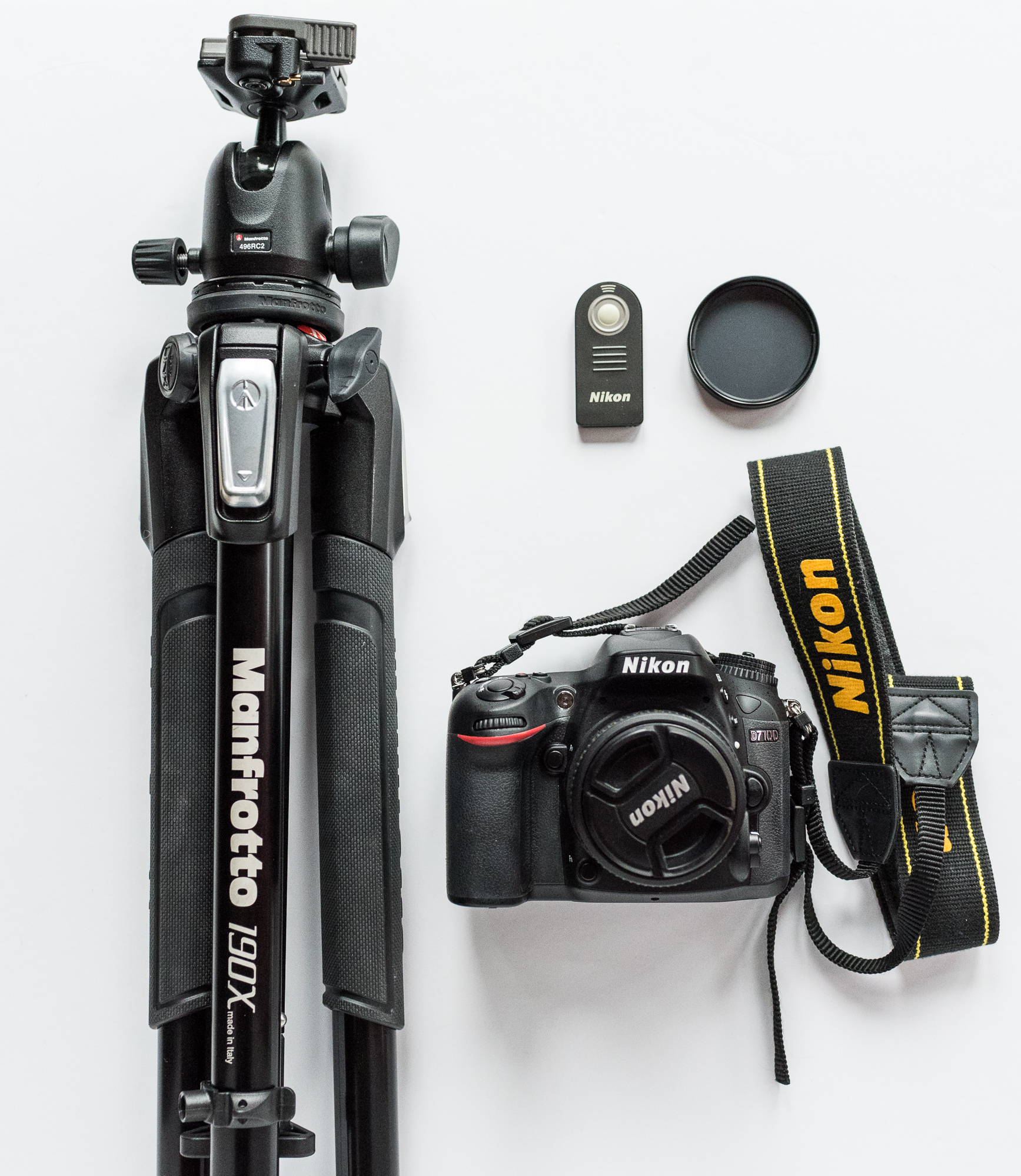 Sample photo essentials: Nikon D7100 cropped sensor DSLR, with a 50mm f1.8 lens, a wireless remote, polarizing filter, and a sturdy Manfrotto tripod.