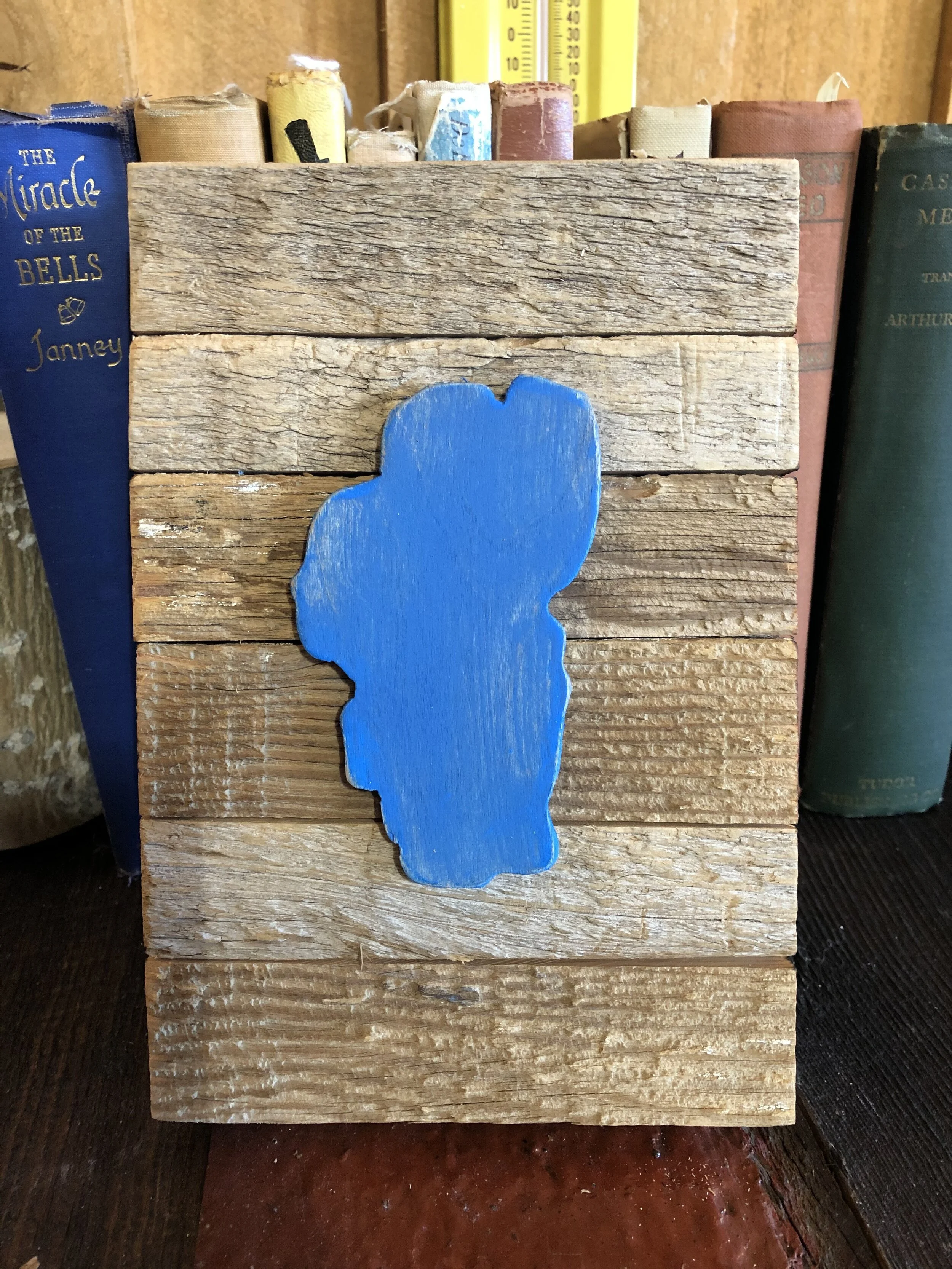 LAKE TAHOE ON BARNWOOD