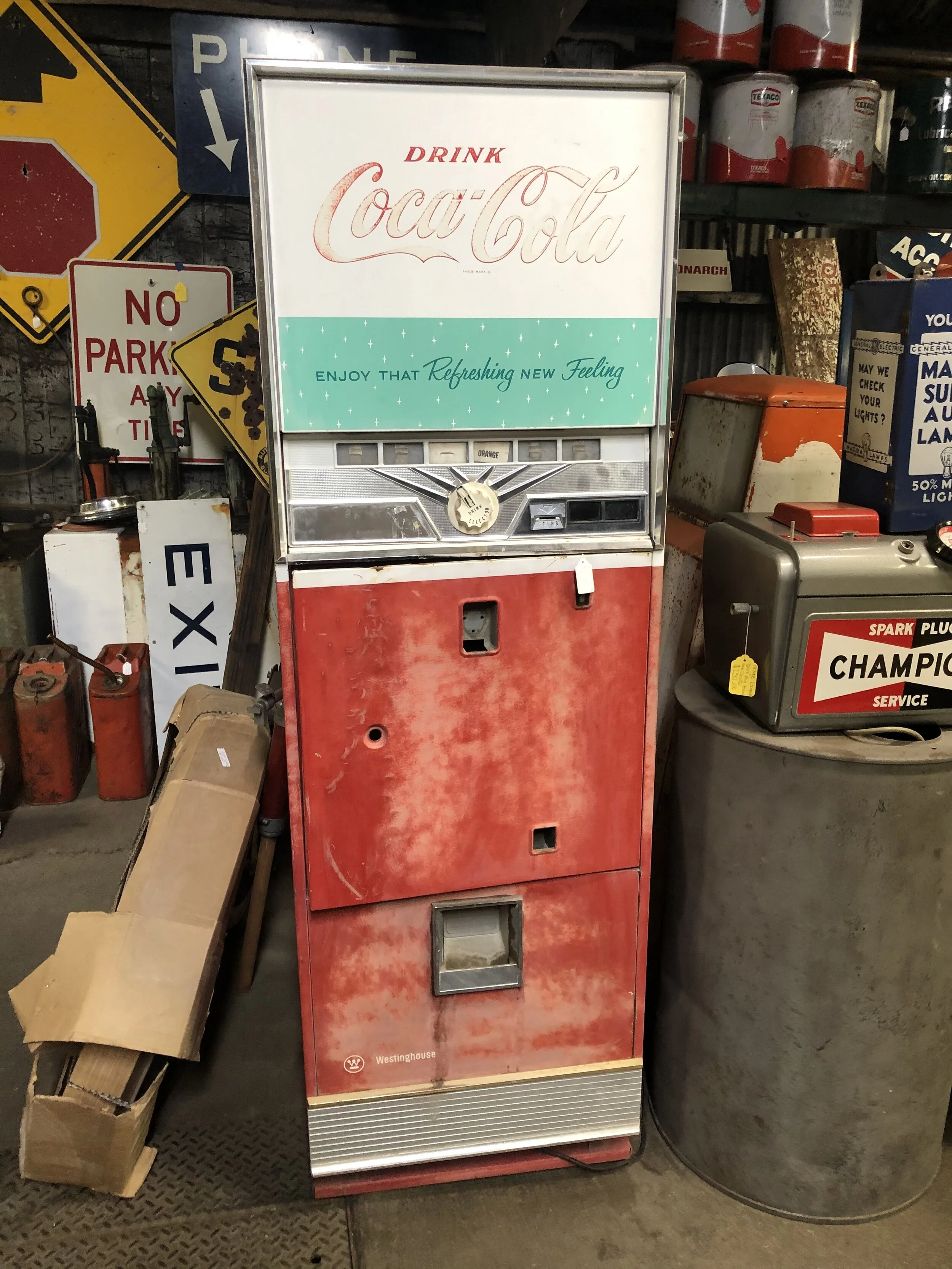 Vintage Westinghouse CocaCola / Coke Vending Machine Circa 1950s 1960