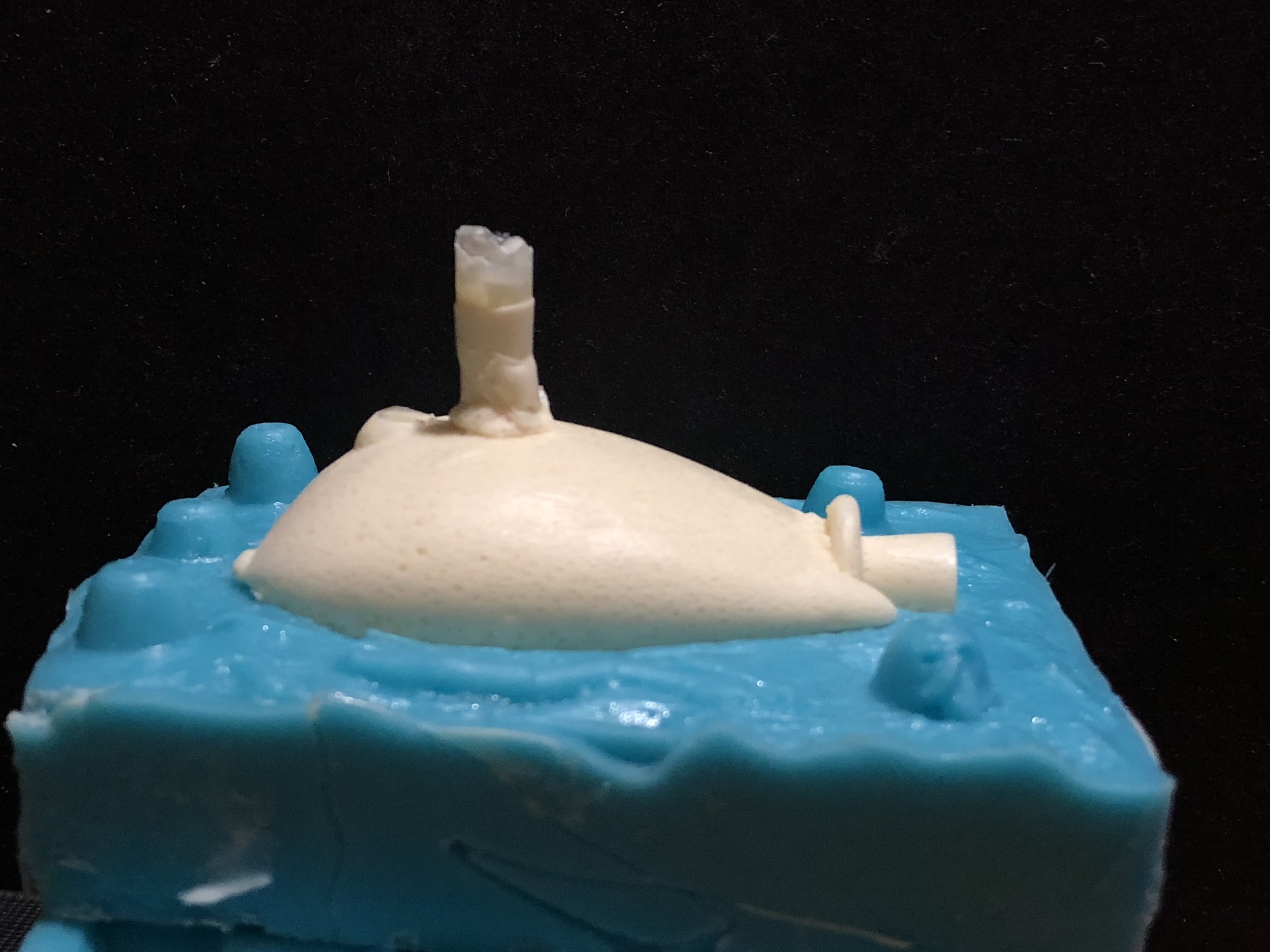 How the back looks in second cast