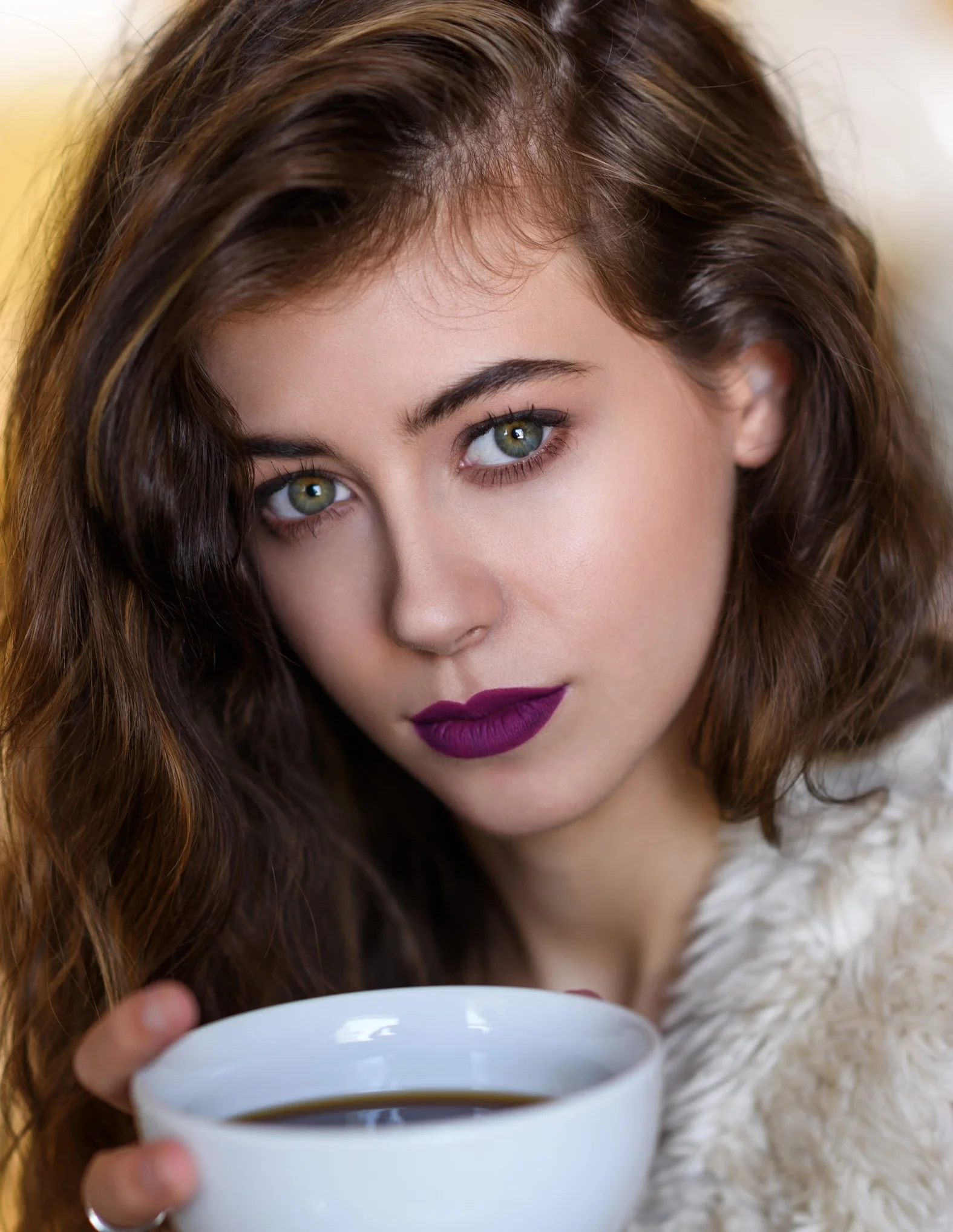 Put your pout front and center with a deep, dark, bold lip. Anywhere from a dense, moody berry to a profound purple, this lip is dark! Balance the statement lip with a soft brow and subtle eye.
