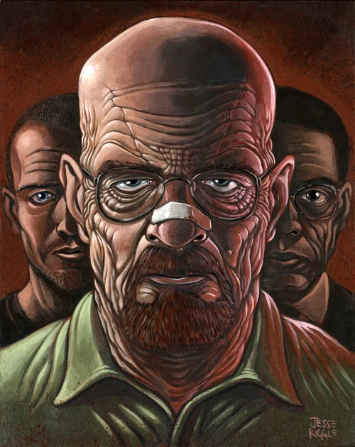 Breaking Bad is coming to a close, so I thought I’d throw this up again in honor of it.
*this was in the breaking bad art show at Gallery 1988 a little over a year ago