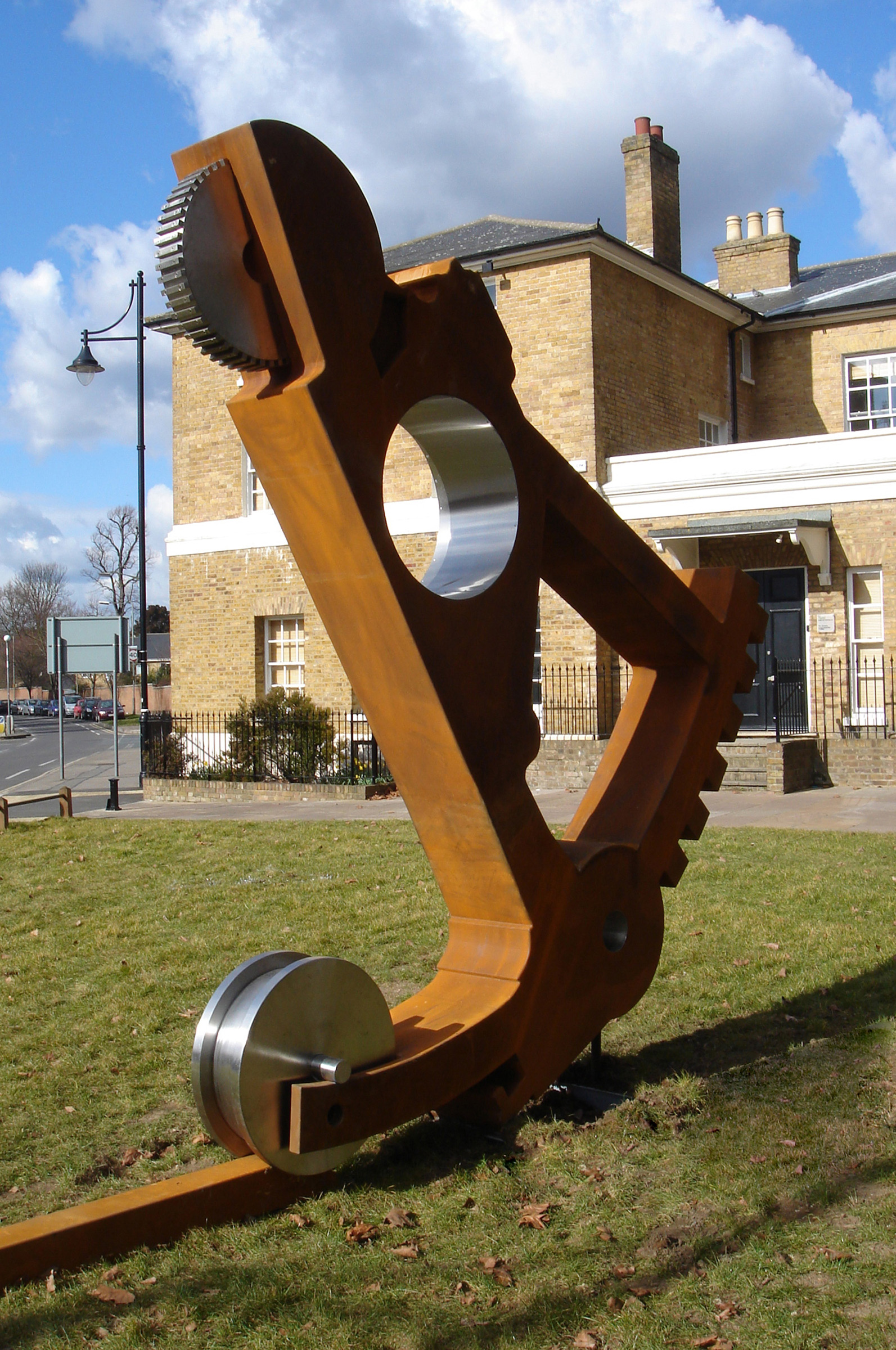 5. Pound Mill. Corten and Stainless steel.Staines. London.jpg