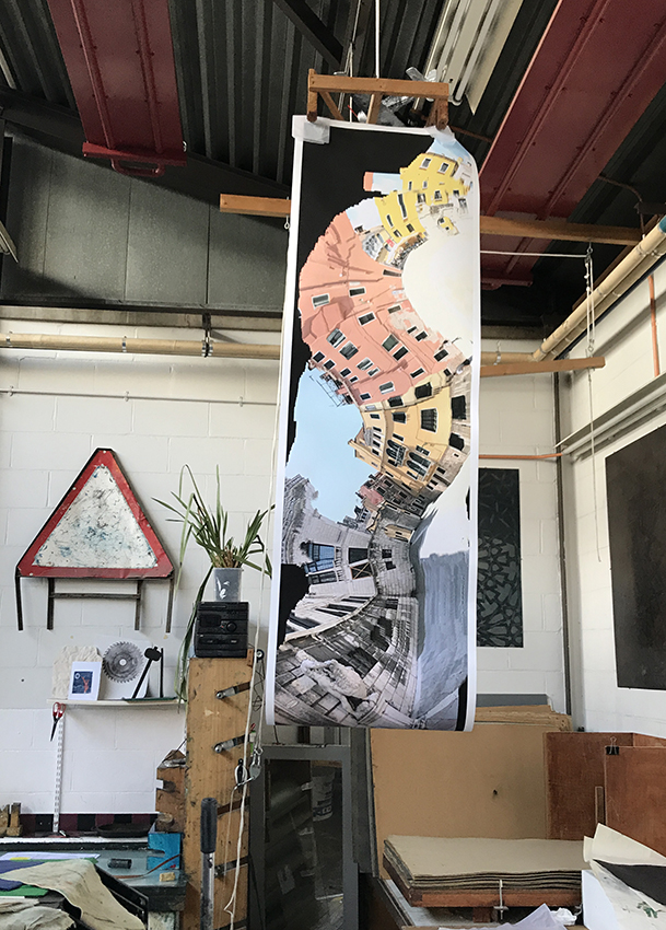 My July visit to Venice to the Biennale was the catalyst for some additional landscapes to add the extensive body of work on mine exploring urban landscapes, and how we (the viewer) track ways of seeing.