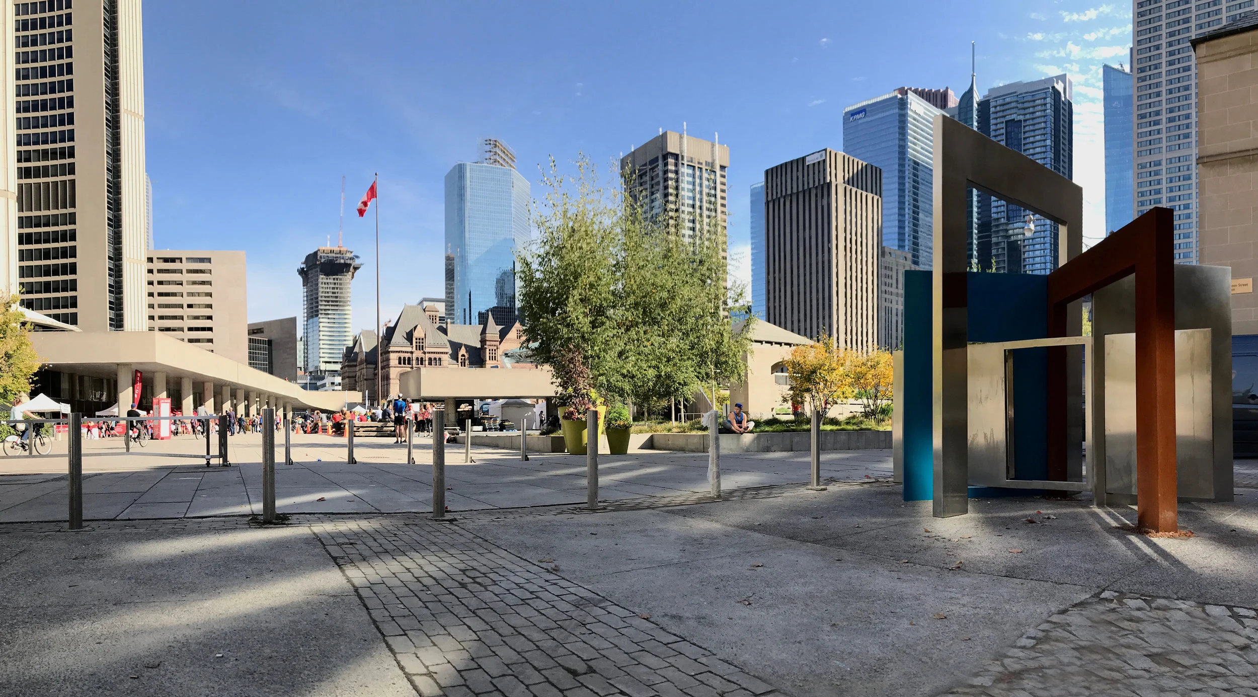 Access to Justice overlooking City Hall, Toronto