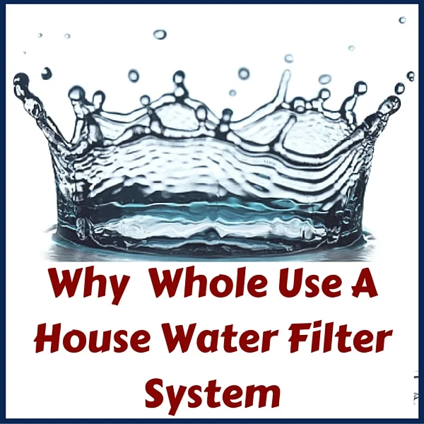 Why you should use a whole house water filtration system when on a water well