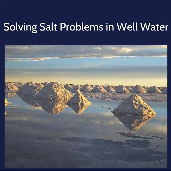Removing salt from drinking water