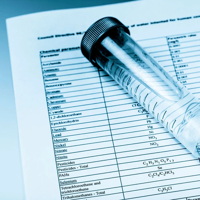Water quality testing kits are available at Skillings &amp; Sons.