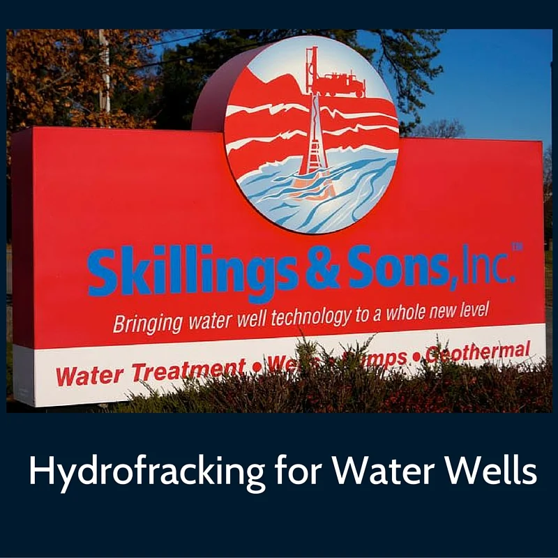 Hydrofracturing increases yield in water wells.