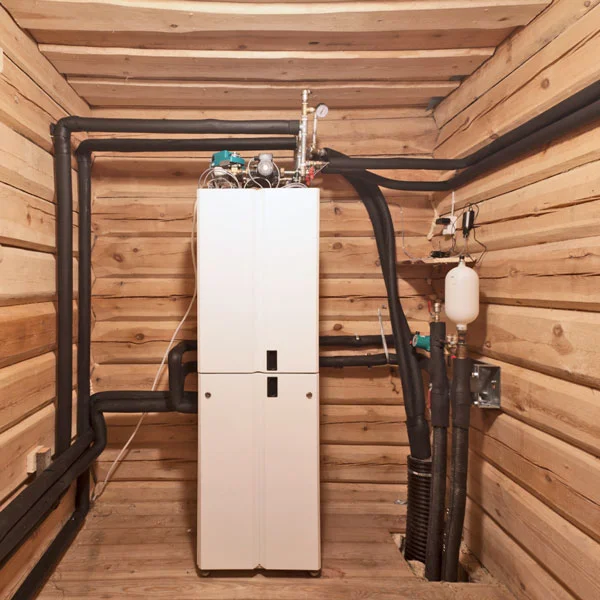 Geothermal heating and cooling system