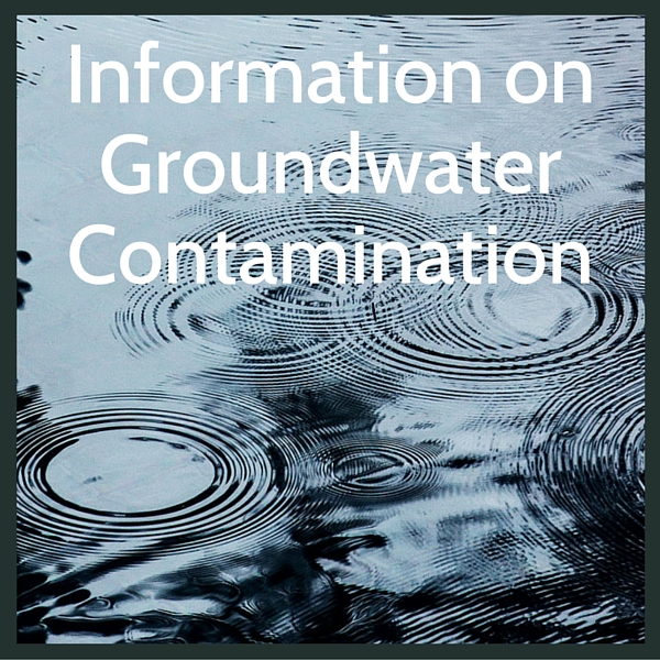 Learn more about groundwater contamination